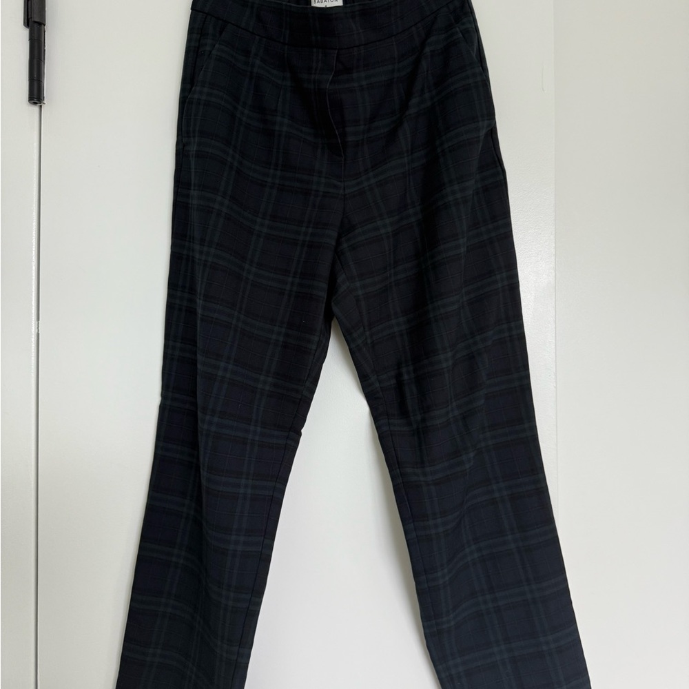 Babaton Conan Plaid Cropped Trousers